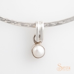 Pearl Pendant set in Sterling Silver